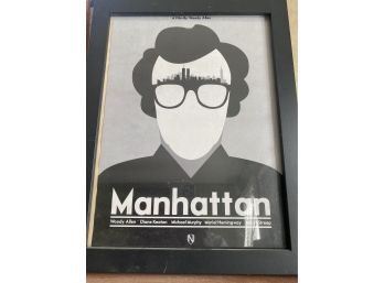 Original Woody Allen Manhattan Movie Lobby Poster 14x20