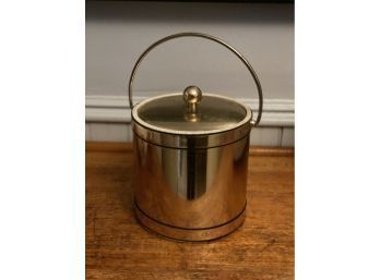 Mid Century Modern Gold Kraft Ware Ice Bucket
