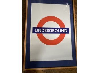 London Underground Framed Graphic Full Color Poster