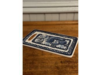 Lovely Delft Cheese Charcuterie Porcelain Board