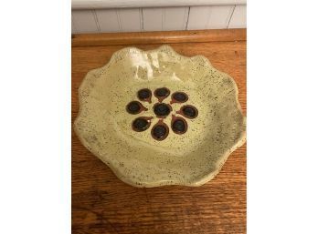Unique Mid Century Modern Signed/Numbered Pottery Bowl 10/20