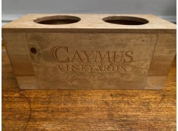 Caymus Wine Solid Wood Magnum Display Case