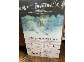 Rare Steinberg Nuits De Fondation Maeght Music Ballet Poster Sealed Unmounted