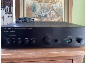 Rotel RA-985BX Integrated Amplifier W Missing Knob Powers On