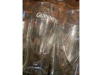 3 Genuine Guinness 20oz Gravity Pint Glass New Pub Collectible Beer Drinkware