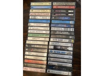 R&B Rock Cassette Tape Lot 38 Genesis Sade Roberta Flack Sledge Springsteen