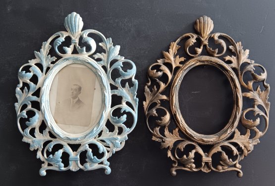 Vintage small photo frames at Auction Zip  Mirrored picture frames,  Antique frames, Antique picture frames