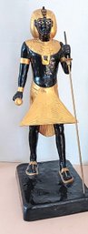 Boehm Porcelain Statue King Tutankhamun Guardian Figure, 15' Limited Edition, 1st Of 2