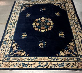 Chinese Peking Rug, 8.5x 7', Minor Age Related Wear