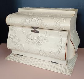 Antique Celluloid Dresser Set & Box, Needs TLC