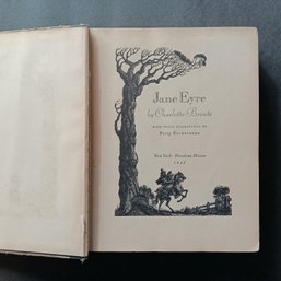 Charlotte Bronte's Jane Eyre, 1943  Illustrations By Fritz Eichenberg. 343 Pages