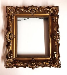 Double Gesso Ornate Victorian Frame, Gilt Wood Antique Frame