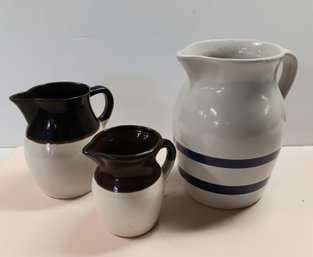 Contemporary Roseville Ohio Pitchers, Good Condition