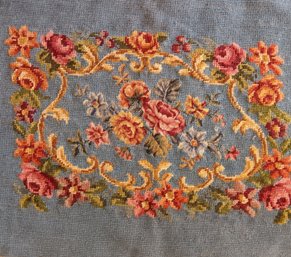 Vintage Floral Embroidery, 17x 23 Inch