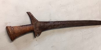 Antique Kalis Double-edged Straight Blade, Filipino Kalis Sword, Probably 1800s, 26.5' Long