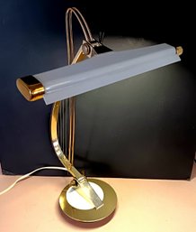 Mid Century Modern 1960s Piano Harp Lamp For Desk Or Piano, Working