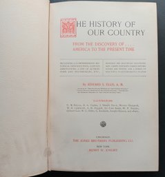 'History Of Our Country' 1900,  Engraving & Color Lithographs, Ogden Civil War Illustrated, 992 Pgs, 1st Ed