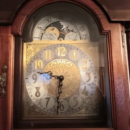 Tall Case Grandfather Clock, Traditional Design W/ Westminster Chimes & Hourly Chime