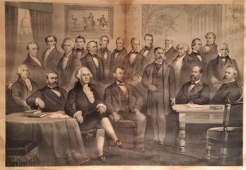 'Our Presidents', 1882 Large Print, Washington - Arthur, 24 Inch