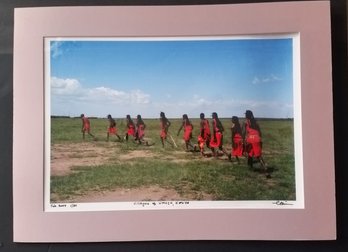Original Photo 2007 'in The Masai Mara Kenya 'Villagers Of Umoja', L.Schlein (NY Times) Mat 26'
