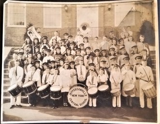 Vintage 1950s Photograph , Jeffersonville School Band