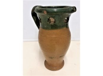 George Ohr Style 'Puzzle Jug', 8 Inch