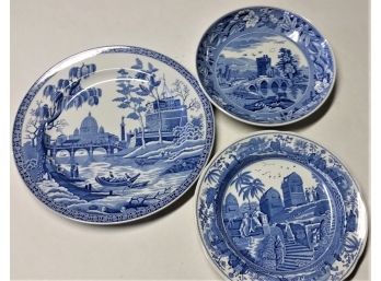 Spode 'Blue Room Collection' Plates, Traditional Series