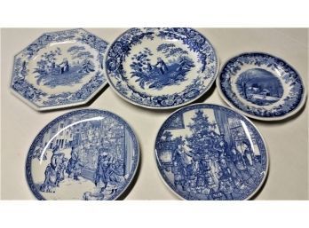 Spode 'Blue Room Collection' Plates, Christmas & Other Series