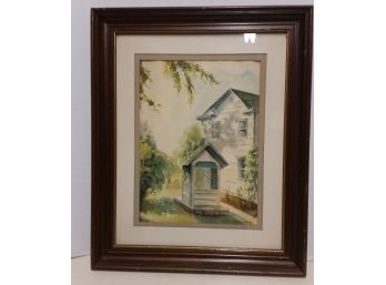 Water Color Painting, Ethel Carpenter, 1961 Listed Artist