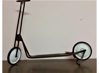 Vintage Push Scooter, Metal 1940s