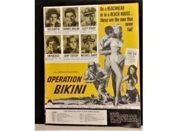 Movie Promotion Brochure, 'Operation Bikini'