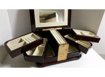 Jewelry Box, Swing-out Trays