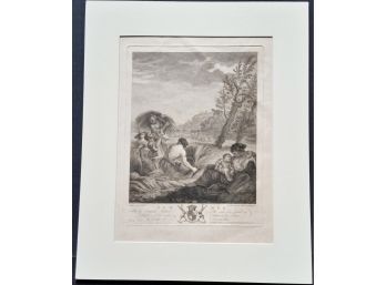John Boydell Steel Engraving 'Summer' 1770, After Filippo Lauri