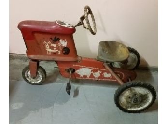 Vintage 'Farm Boy' Pedal Toy Tractor, Toy Pedal Car