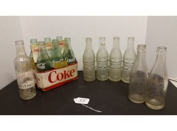 Vintage Bottle Lot,Coke & PA