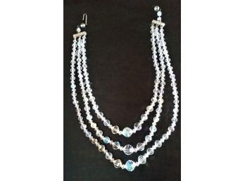 Vintage Necklace, Aurora Borealis