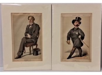 Vanity Fair 'Statesmen', 1870 Lithographs
