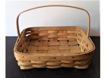 Pie Basket, Vintage Basket From Basketville Putney Vermont
