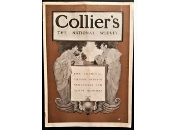 Collier's National Weekly, 1905, Maxfield Parrish Cover, Articles & News