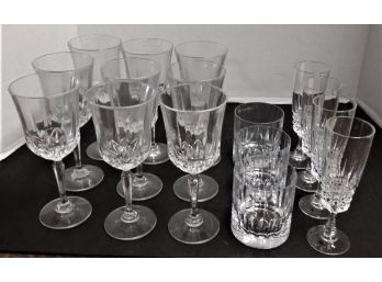 Assortment Of Lead Crystal Glasses