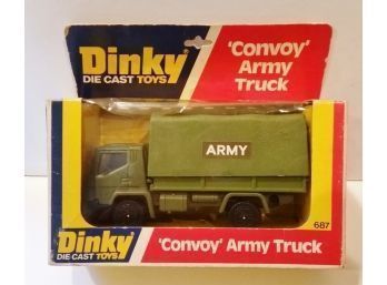 Dinky 687 'Convoy' Army Truck In Window Box, 1978-80