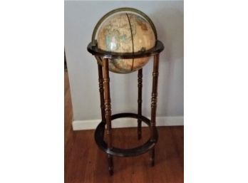 Imperial World Globe On Stand, George Cram Co.