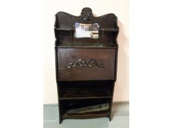 Antique Larkin Fall-front Desk, For Restoration Or Crafts