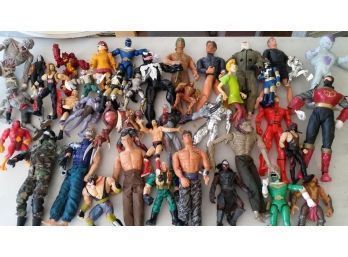 Large Lot Of Action Figures -40