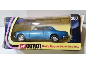 Corgi 280 Rolls Royce Silver Shadow In Window Box, 1970s