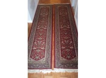Pair Of Hall Way Runners, 12 Ft