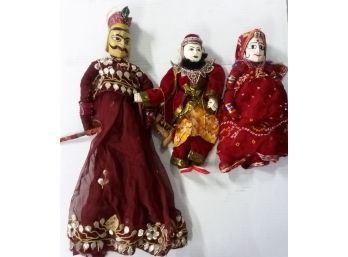 Vintage Theater String Puppets, Royal Family