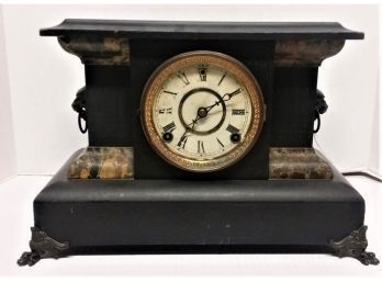 Antique Mantle Clock, Welch Mfg. Co, No Key