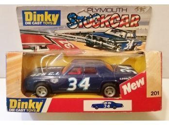 Dinky Plymouth 201 Stock Car, Window Box