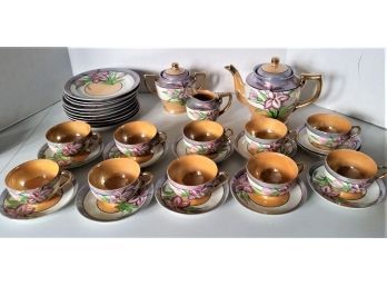 1940-50s Japanese  Luster Tea Set For 10
